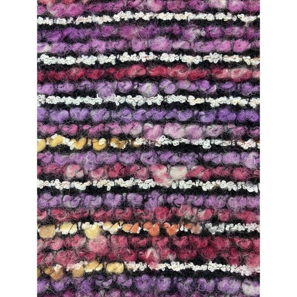 Dana Buchman Size 2 Purple Wool Blend Fringed Pencil Skirt - Picture 2 of 6